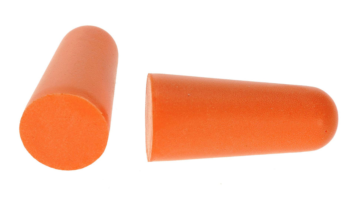 PORTWEST PU FOAM EAR PLUGS 30 PAIRS ORANGE
