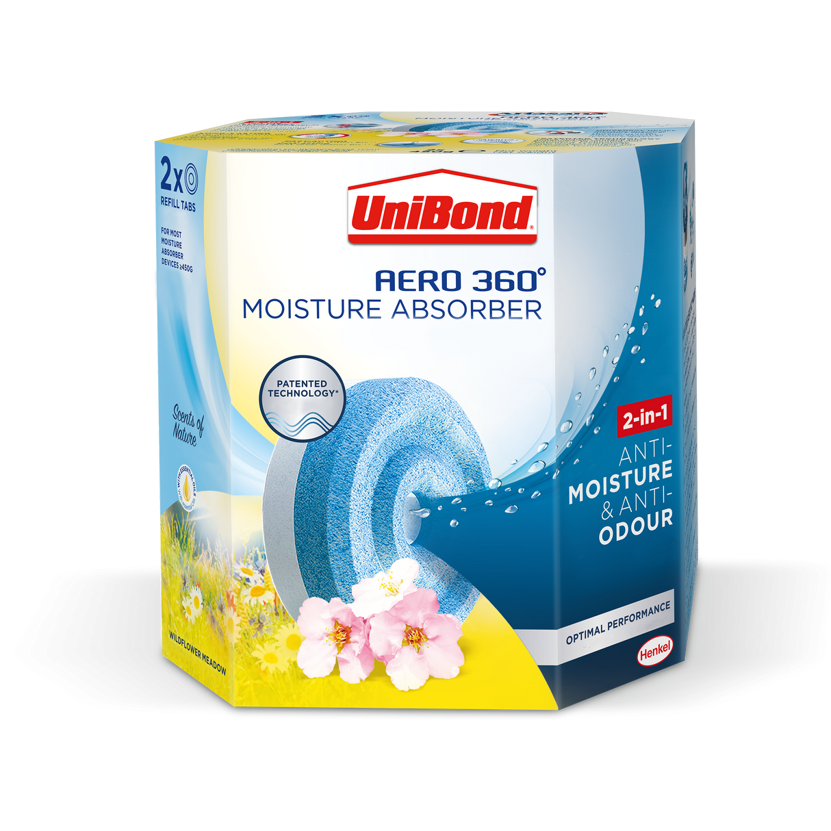 UNIBOND AERO 360 REFILL (2 X 450G)  Flower Meadow