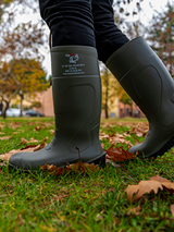 POLYTECH GB -  GREEN/BLACK SAFETY S4 WELLINGTON