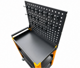 DETROIT INDUSTRIES 3 TIER TOOL CART WITH HOLE BOARD