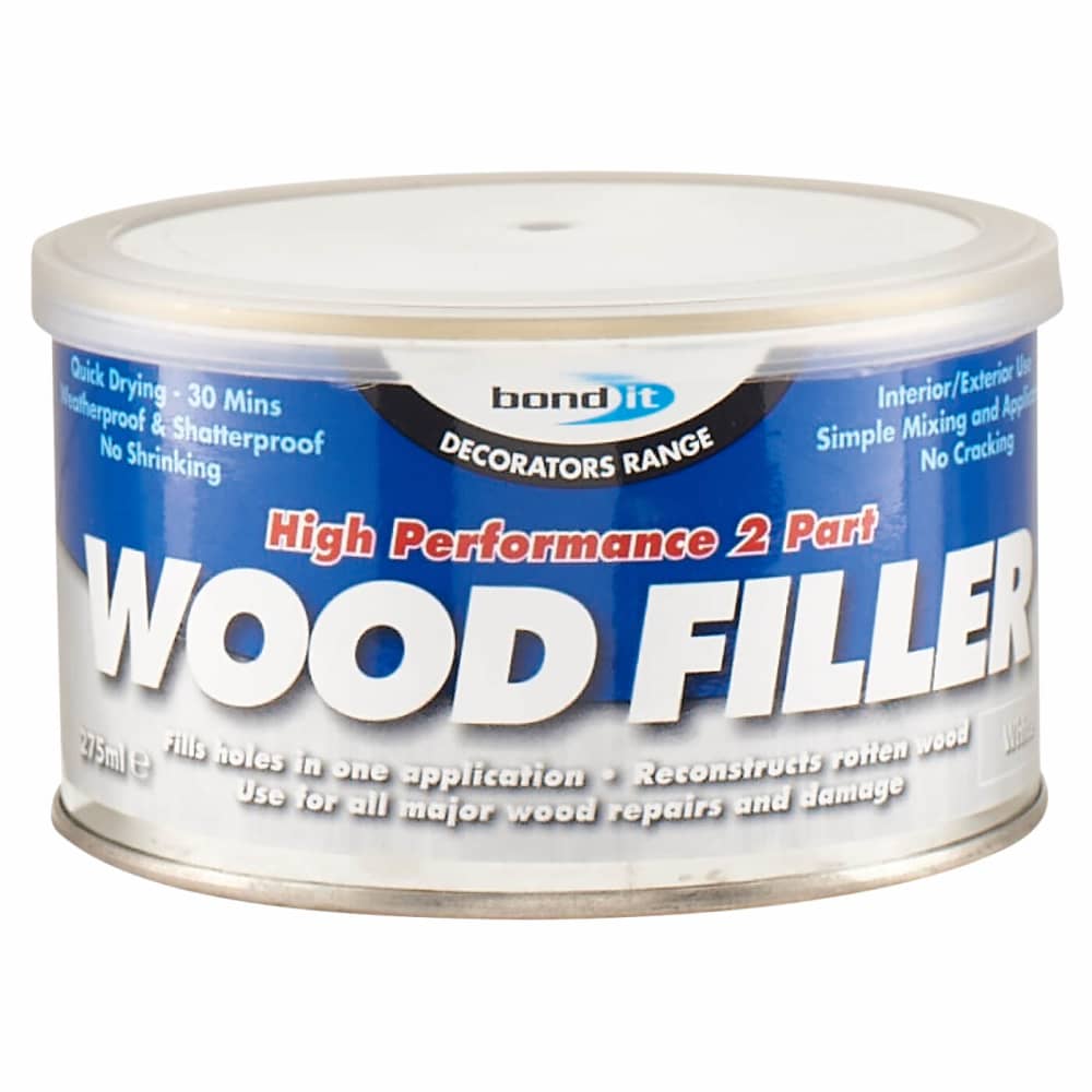 BOND IT 2 PART WOOD FILLER WHITE 275ML