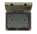 POWERMASTER  2 GANG OUTDOOR WEATHERPROOF SOCKET