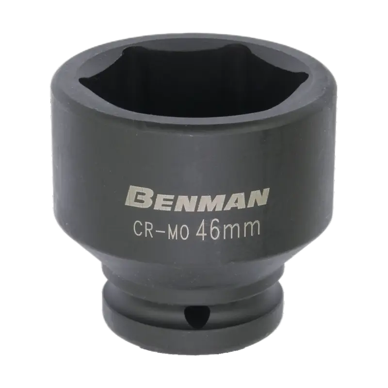BENMAN IMPACT SOCKET, BLACK, 3/4", 38MML, 44MM