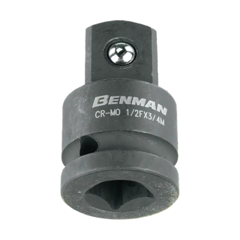 BENMAN IMPACT ADAPTOR BLACK 1/2'' (F) X 3/4"