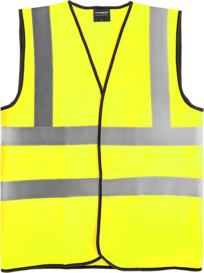SAFELINE HI VIS WAIST COAT VEST - YELLOW - MEDIUM - Watson Hire