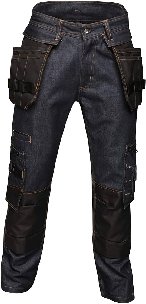 REGATTA TACTICAL THREADS DEDUCTIVE DENIM WORK TROUSERS