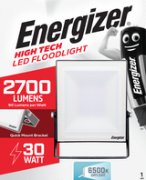 ENERGIZER 30W LED FLOODLIGHT 2700 LUMEN
