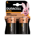 DURACELL PLUS D BATTERIES 2-PACK - Watson Hire