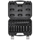DRAPER IMPACT SOCKET SET, 3/8" & 1/2" SQ. DR. (32 PIECE)