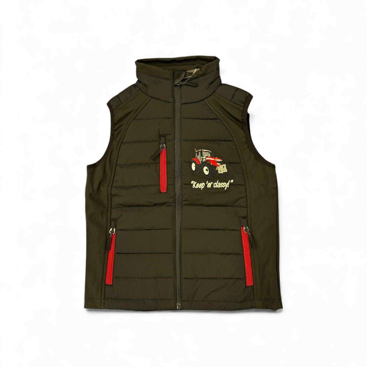 KIDS IMPACT EMBROIDERED HYBRID GILET