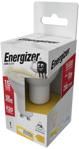 ENERGIZER LED 3.6W (35W) 250 LUMEN GU10 LAMP WARM WHITE