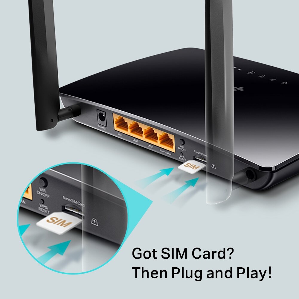 TP LINK AC750 WIRELESS DUAL BAND 4G LTE ROUTER