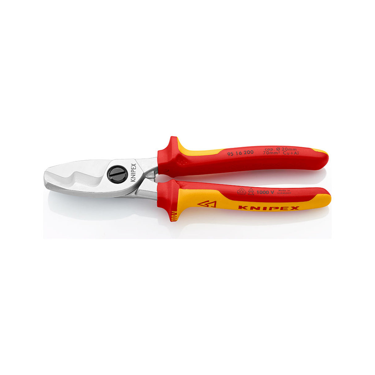 KNIPEX CABLE SHEARS I MCG VDE 200MM