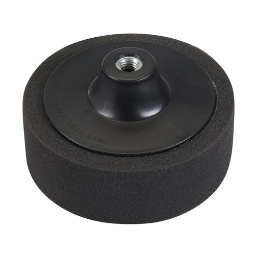 SILVERLINE M14 FOAM POLISHING HEAD 150MM SOFT BLACK