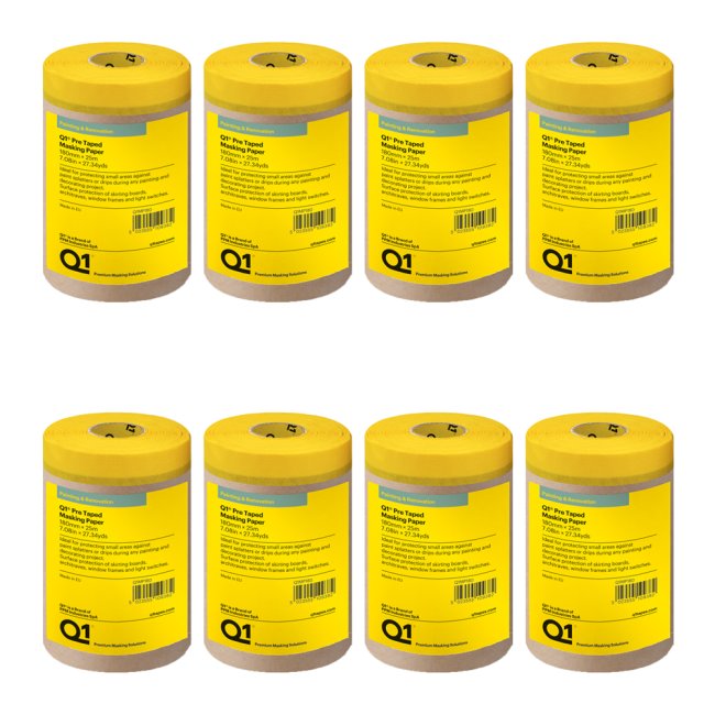 Q1 PRE TAPED MASKING PAPER