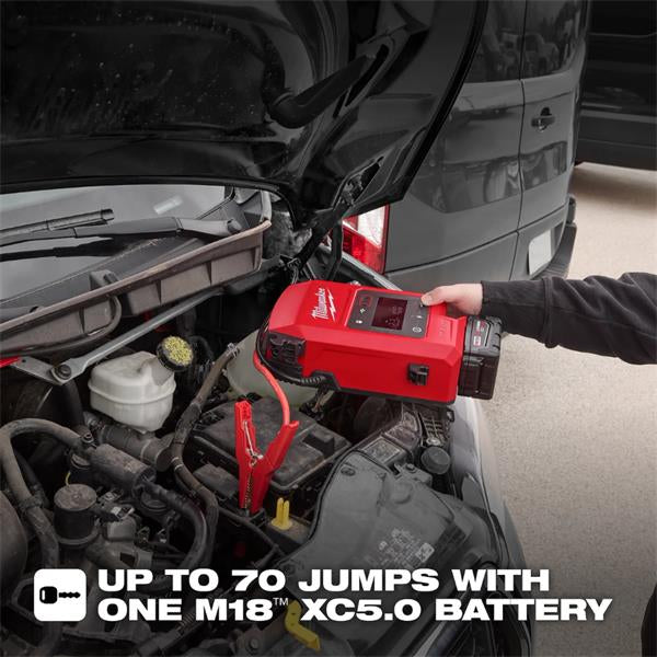 MILWAUKEE M18 FUEL Jump Starter, 2000A, M18JS2000-0 (Bare Unit)