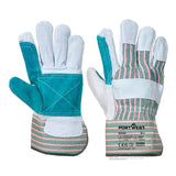 PORTWEST DOUBLE PALM RIGGER GREYGREEN /XL
