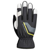 PORTWEST STRETCH UTILITY LEATHER GLOVE BLACK