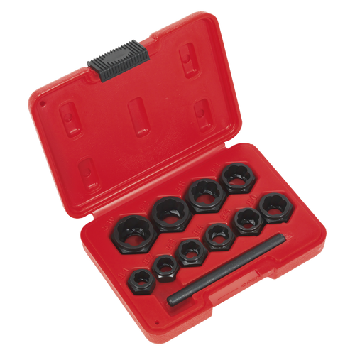 SEALEY 11PC BOLT EXTRACTOR SET SPANNER TYPE