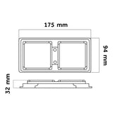 LED LAMP STOP/TAIL/INDICATOR MOD 10-30V (VS-LS206)