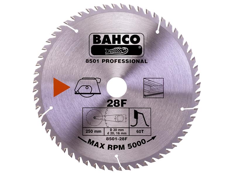 Bahco 8501-23F Portable/Table Saw Blade for Wood 235 x 30mm x 40T