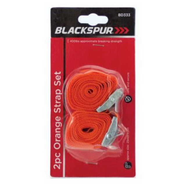 Blackspur 2PC Orange Strap Set - Watson Hire