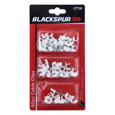 80PC CABLE CLIPS