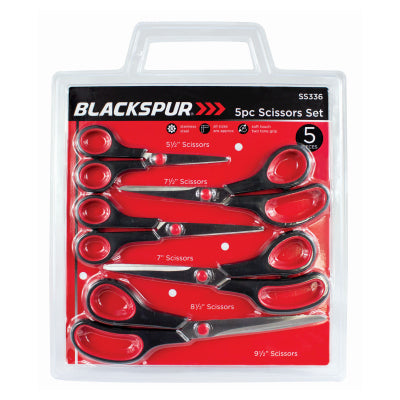 BLACKSPUR 5PC SCISSORS SET