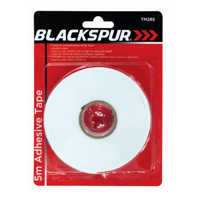 BLACKSPUR 5M DOUBLE SIDED ADHESIVE TAPE