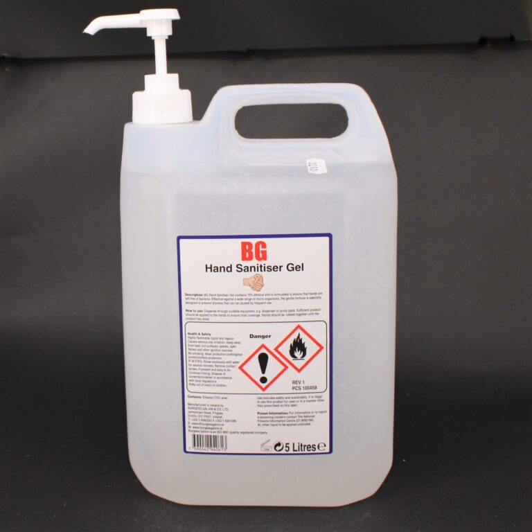 BG HAND SANITISER GEL 5L