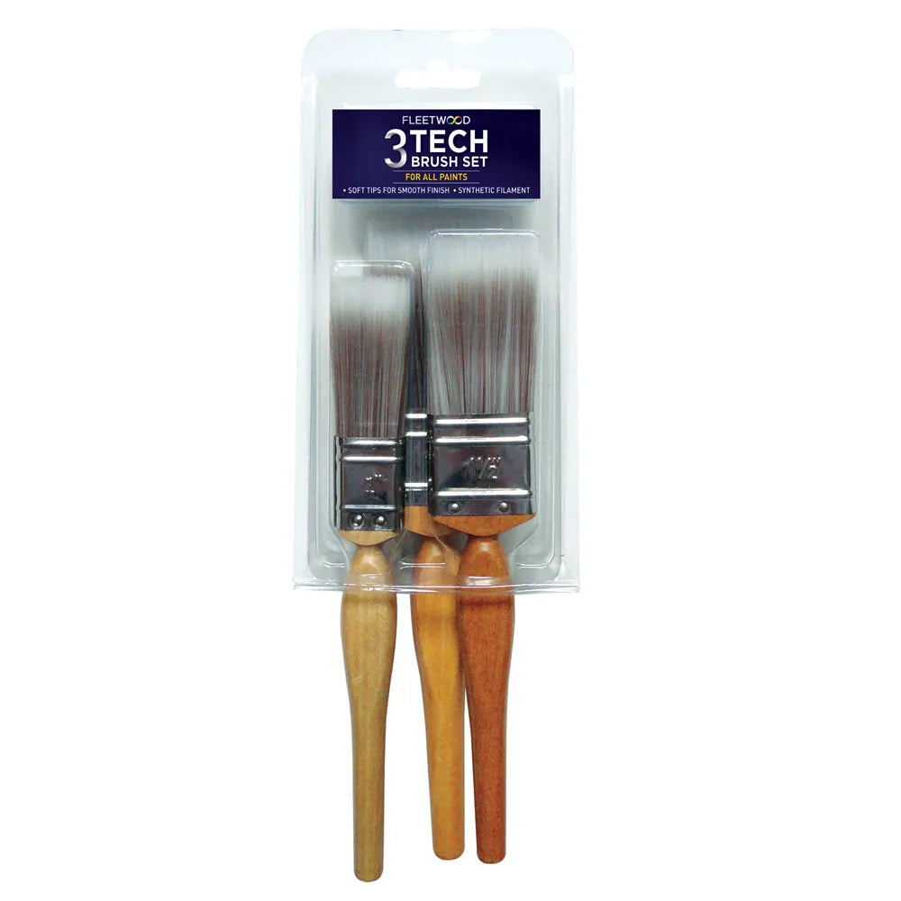 FLEETWOOD 3 PIECE TECH BRUSH SET