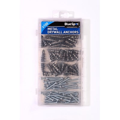 BLUESPOT 100PC DRYWALL ANCHORS