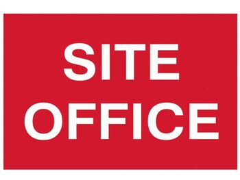 SITE OFFICE - PVC (600 X 400MM)