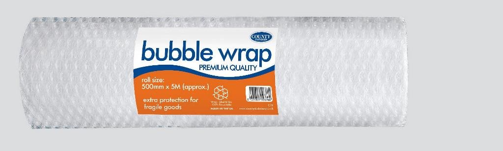 COUNTY BUBBLE WRAP 500MM X 5M