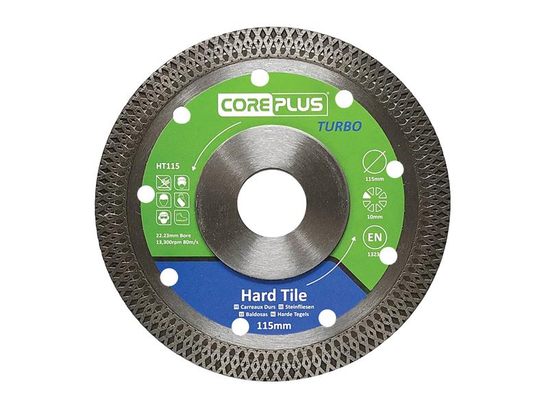 CorePlus HT115 Hard Tile Turbo Diamond Blade 115mm