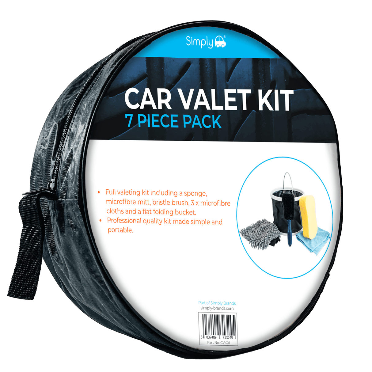 SIMPLY 7 PIECE CAR VALETING KIT