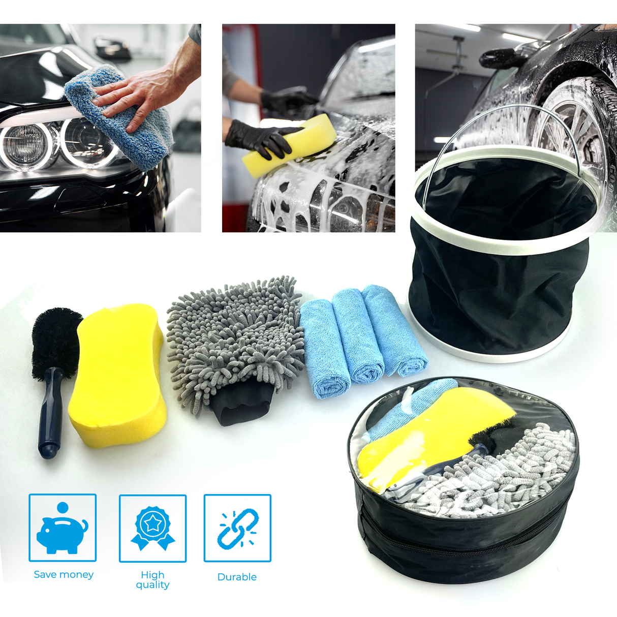 SIMPLY 7 PIECE CAR VALETING KIT
