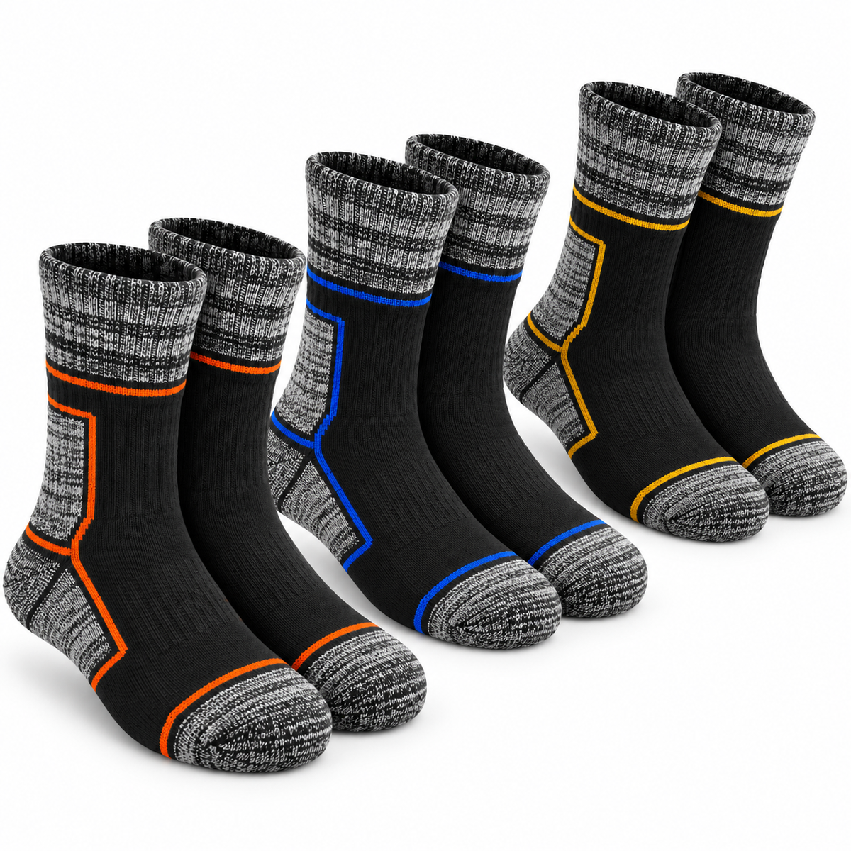 TUFFGRIP MICROFLEX SOCKS 12 PACK SIZE 6-11