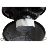 DE VIELLE DOUBLE CHAMBER- 3 FILTER ASH VAC 25LITRE 1200W (BLACK) - Watson Hire