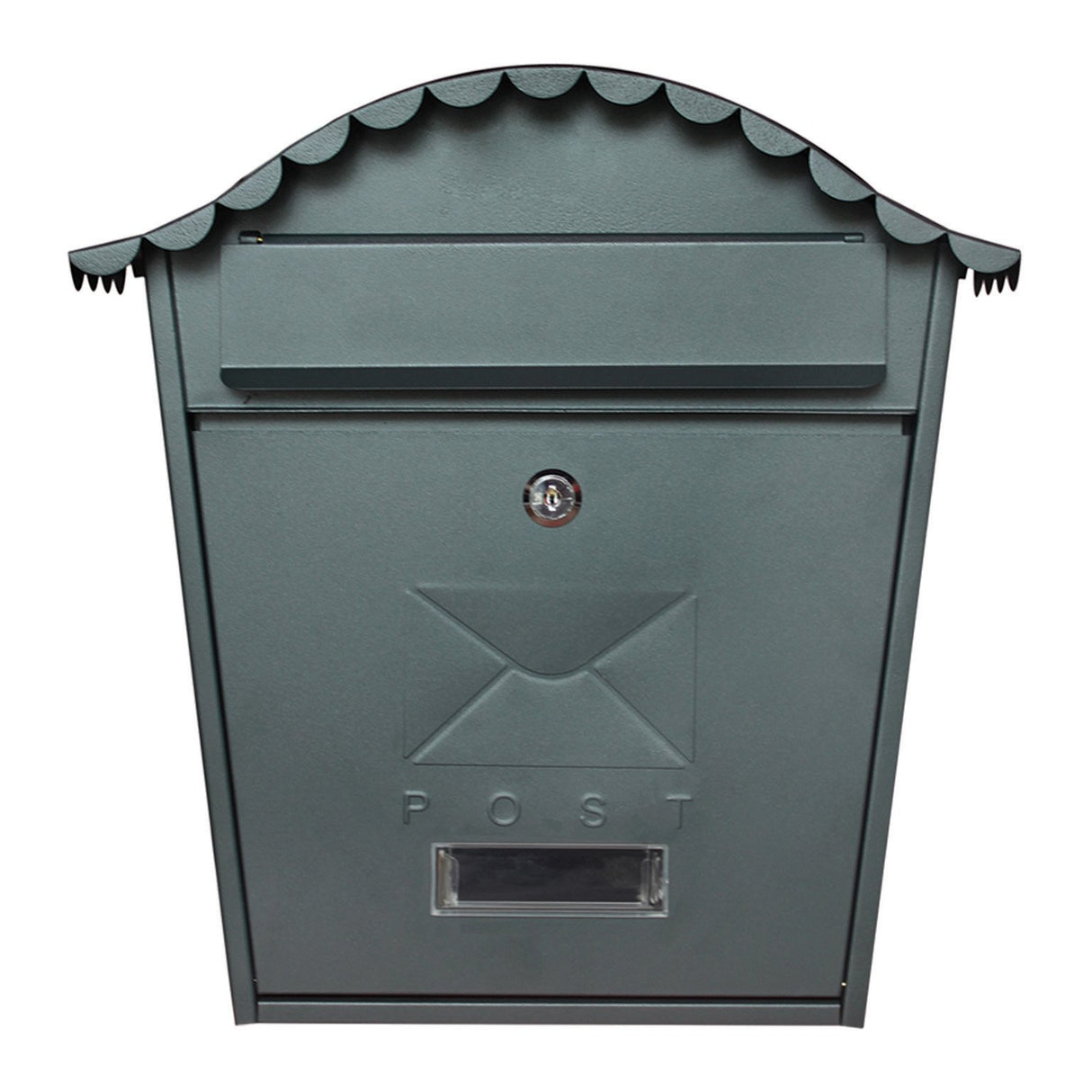 POSTPLUS TRADITIONAL POST BOX GREY