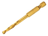 DEWALT Impact Titanium Drill Bit 5.0mm OL:78mm WL:33mm