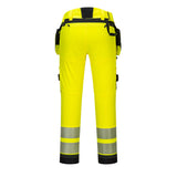 PORTWEST DX4 HI-VIS TROUSERS YELLOW