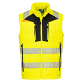 PORTWEST DX4 HI-VIS BAFFLE GILET