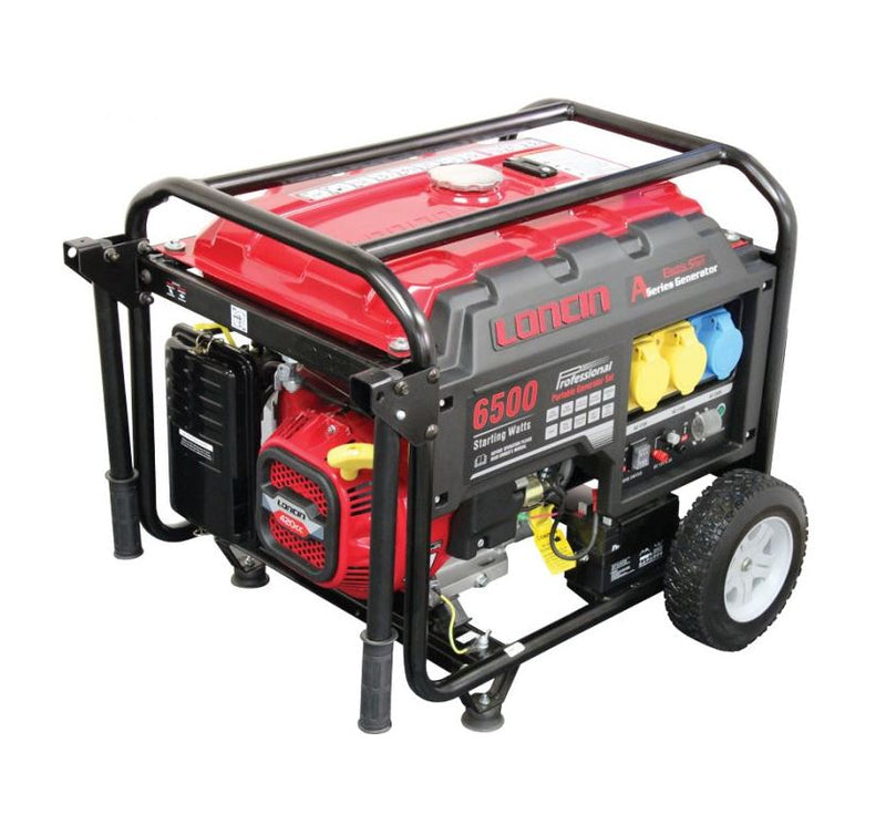 LONCIN LC6500A-S PETROL GENERATOR LONG RUN
