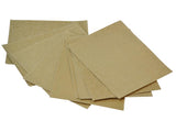 Faithfull Cork Block Glasspaper Sanding Sheets Assorted (Pack 10) - Watson Hire