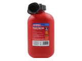 FAITHFULL PLASTIC FUEL CAN 5L RED