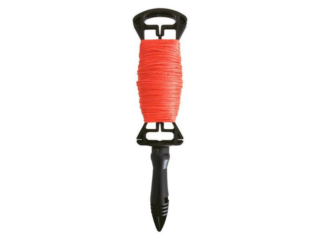 Faithfull Brick Line on Spool 75m (246ft) Orange - Watson Hire