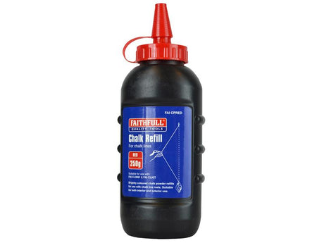 Faithfull Chalk Powder Red 250g - Watson Hire