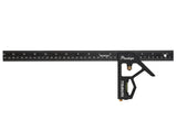 Faithfull Prestige Combination Square Black Aluminium 400mm (16in)