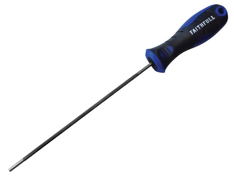 Faithfull Handled Chainsaw File 200mm x 4mm (5/32in) - Watson Hire